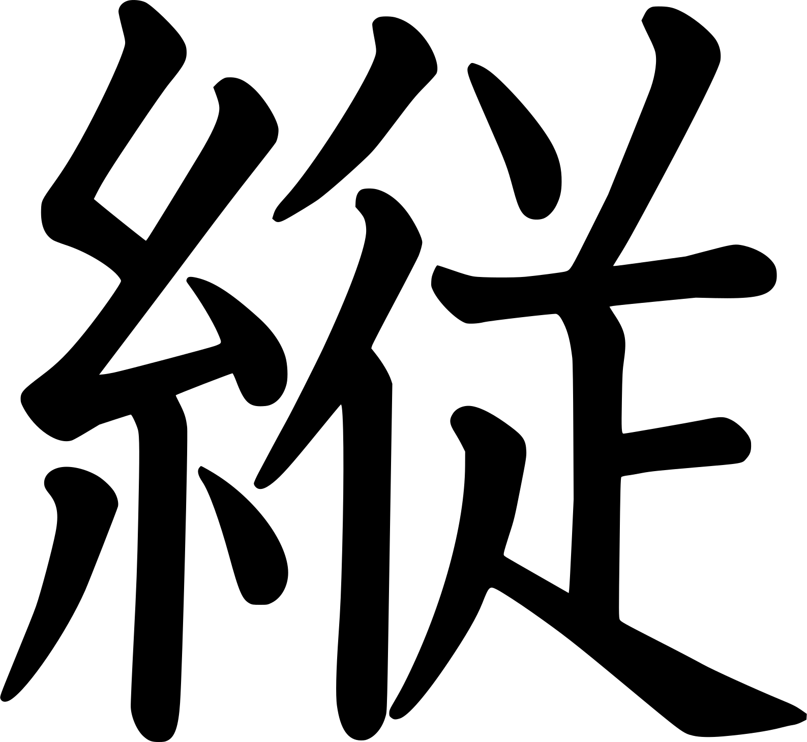 Kanji vertical, longueur, hauteur