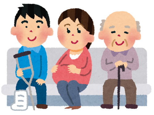 優先席 Siège prioritaire