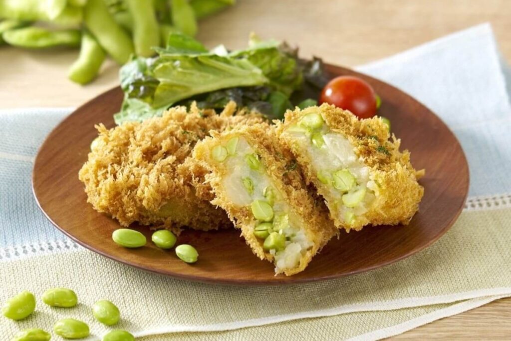 Croquettes d'edamame