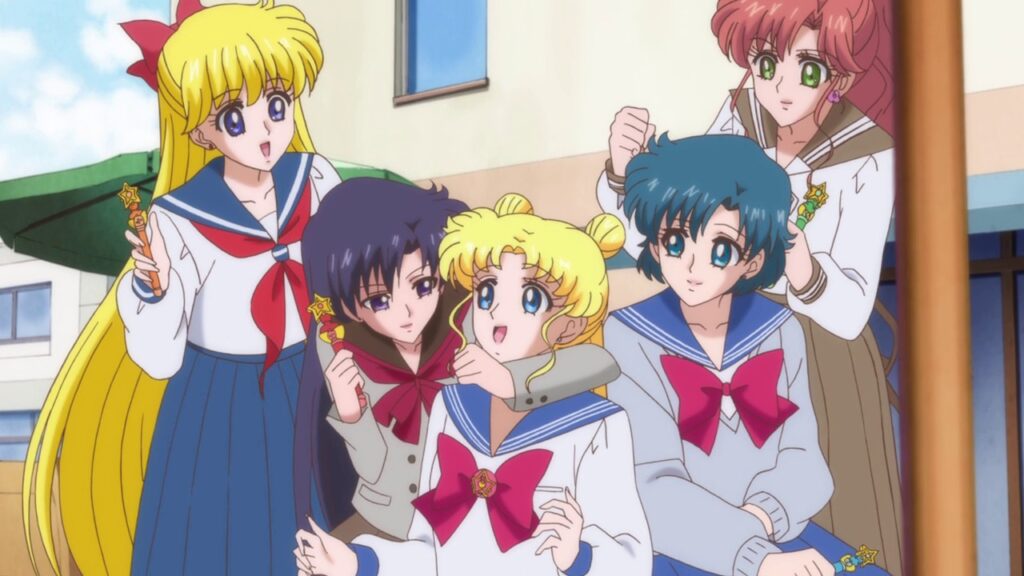Sailor Moon, uniformes scolaires
